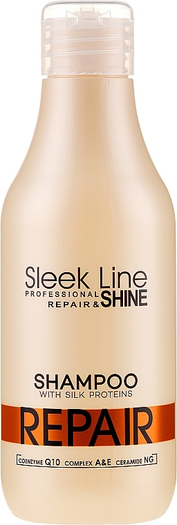 Reparierendes Shampoo mit Seidenprotein - Stapiz Sleek Line Repair Shampoo — Foto N1