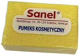 Kosmetischer Bimsstein gelb - Sanel — Bild N1
