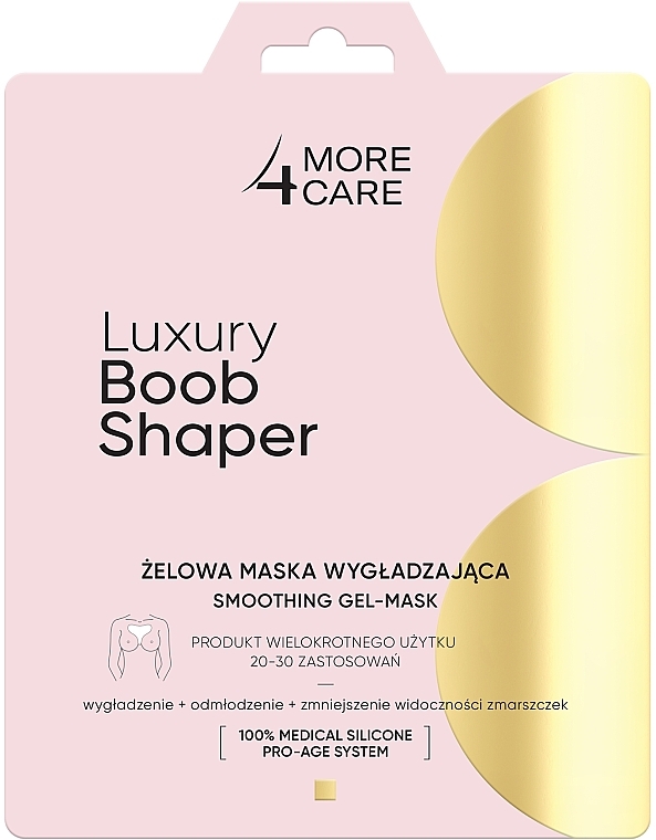 Glättende Gel-Maske - More4Care Luxury Boob Shaper Smoothing Gel-Mask — Bild N1