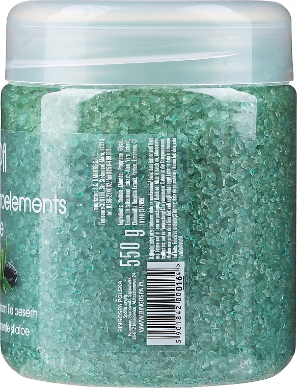 Aloe Badesalz mit Mikroelementen - BingoSpa Bath Salt With Trace Elements And Aloe Vera — Bild N2