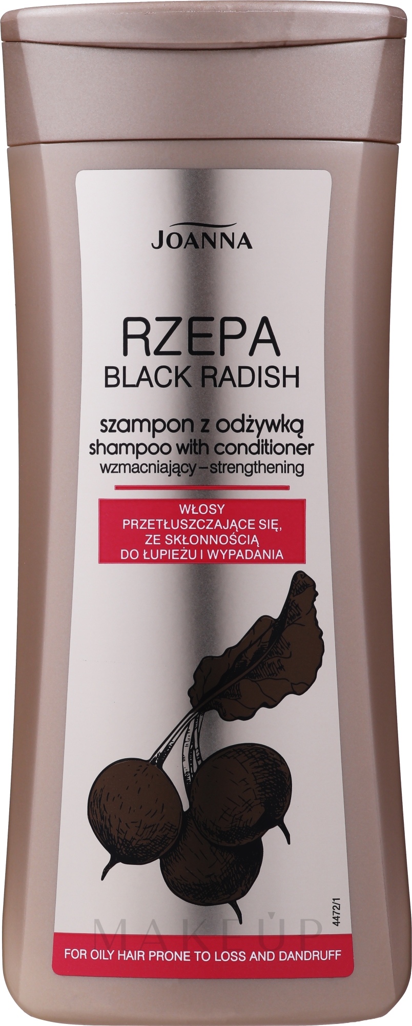 Shampoo & Conditioner für fettiges Haar - Joanna Turnip Shampoo — Bild 200 ml