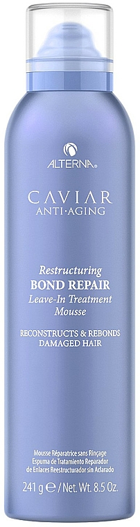 Restrukturierende Anti-Aging Mousse für strapaziertes Haar ohne Ausspülen - Alterna Caviar Anti-Aging Restructuring Bond Repair leave-in treat Mousse — Bild N2