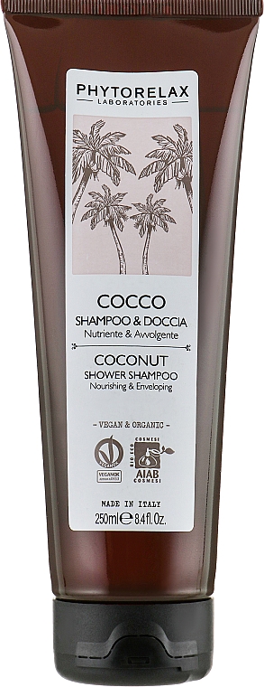 2in1 Shampoo-Duschgel - Phytorelax Laboratories Coconut Shower Shampoo — Bild N1