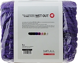 Mikrofasertuch violett 10 St. - Bifull Professional Textil Toalla Microfibra Wet Out Violet — Bild N2