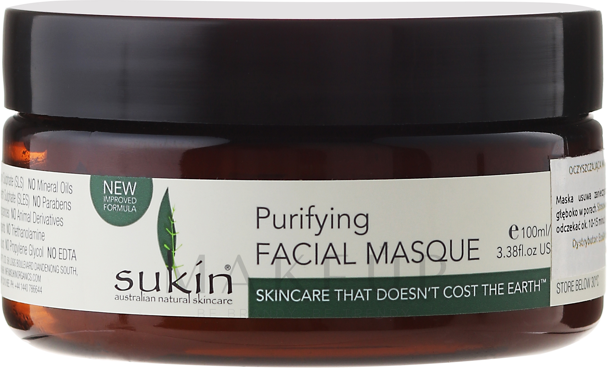 Gesichtsmaske - Sukin Purifying Facial Masque — Bild 100 ml