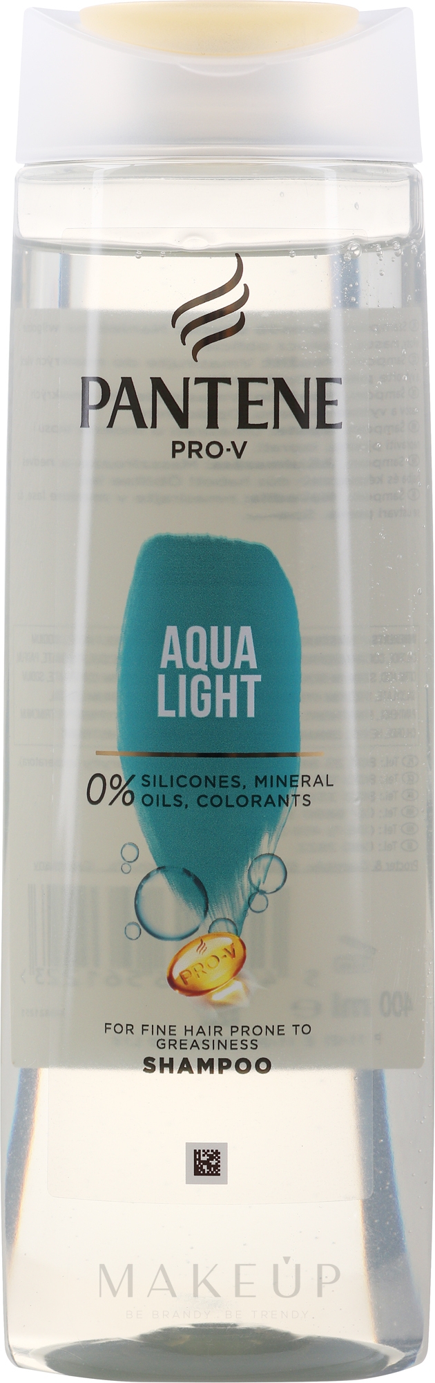 Nährendes Shampoo für schnell fettendes, feines Haar "Aqua Light" - Pantene Pro-V Aqua Light Shampoo — Bild 400 ml