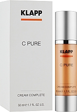 Reichhaltige Gesichtscreme mit Vitamin C - Klapp C Pure Cream Complete — Bild N2