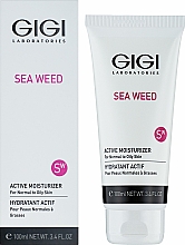 Aktive feuchtigkeitsspendende Gesichtscreme mit Algenextrakt - Gigi Sea Weed Line Active Moisturizer — Bild N2