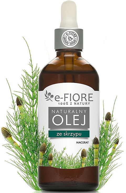 Natürliches Schachtelhalmöl - E-Flore Natural Horsetail Macerate Sunflower Oil — Foto N3