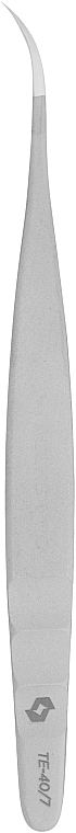 Pinzette für künstliche Wimpern TE-40/7 - Staleks Expert 40 Type 7 — Bild N1