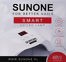 Düfte, Parfümerie und Kosmetik Lampe 48W UV/LED weiß - Sunone Smart