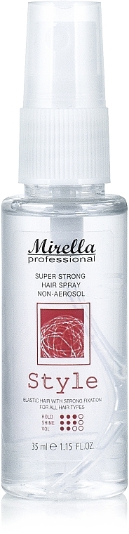 Flüssiges Haarspray - Mirella Professional Style Super Strong Hair Spray Non-Aerosol — Bild N1