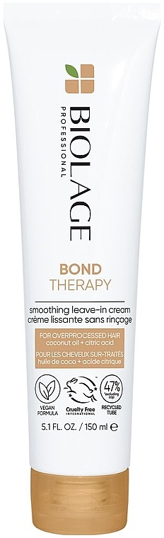 Glättende Leave-in-Haarcreme - Biolage Bond Therapy Smoothing Leave-In Cream — Bild N1