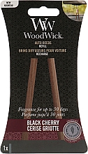 Düfte, Parfümerie und Kosmetik Auto-Lufterfrischer (Refill) - Woodwick Black Cherry Auto Reeds Refill