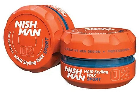 Haarstylingwachs mit Honigmelonenduft - Nishman Hair Styling Wax 02 Sport — Bild N1