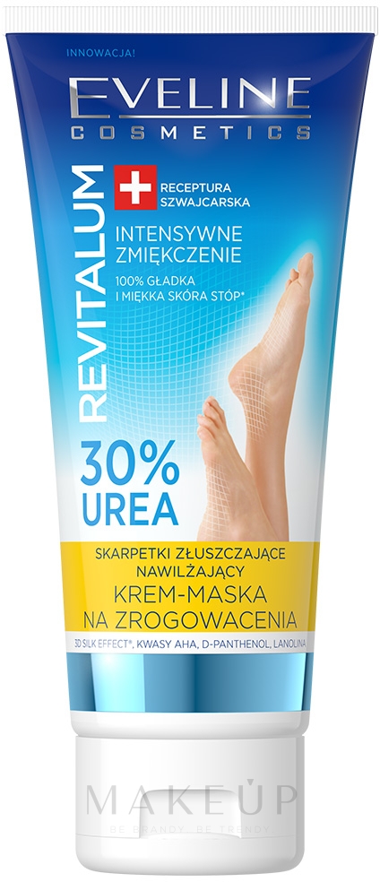Fußmaske gegen Hornhaut - Eveline Cosmetics Revitalum 35% Urea — Bild 100 ml