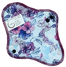 Düfte, Parfümerie und Kosmetik Wiederverwendbare Slipeinlagen mit Baumwolle Fuchsie mit Blumen - Soft Moon Ultra Comfort Regular