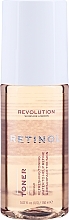 Düfte, Parfümerie und Kosmetik Erfrischender und glättender Gesichtstoner mit Retinol - Revolution Skincare Toner With Retinol