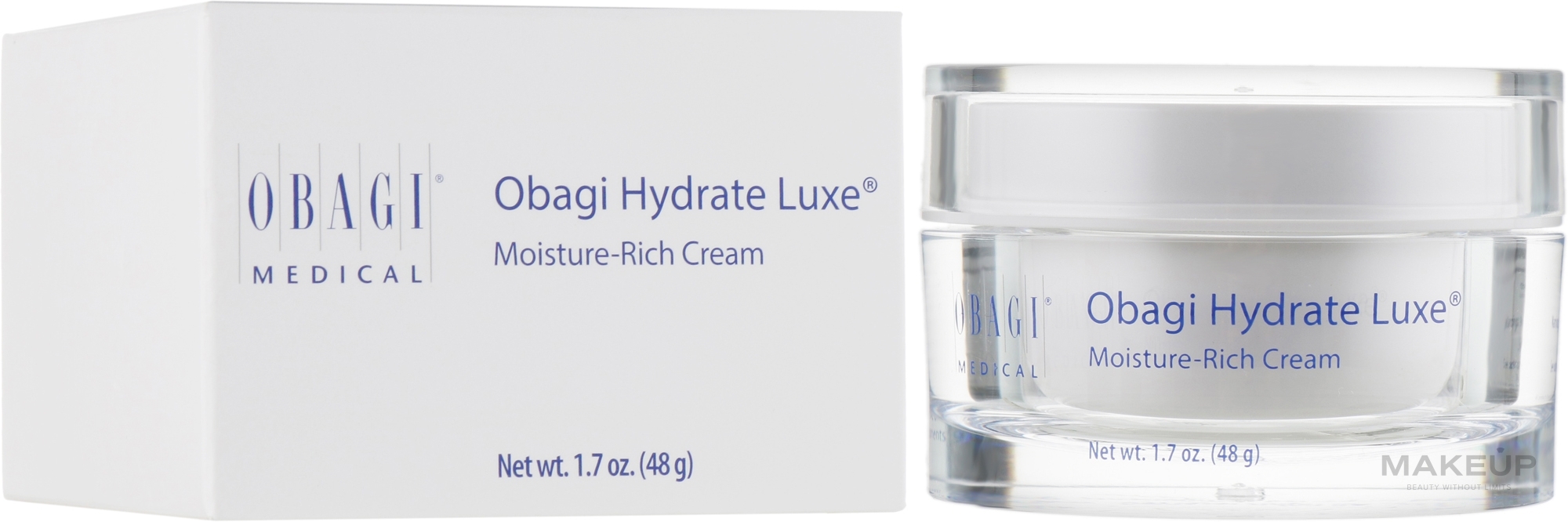 Intensive Feuchtigkeitscreme - Obagi Medical Hydrate Luxe Moisture-Rich Cream — Bild 48 g