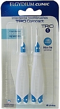 Düfte, Parfümerie und Kosmetik Interdentalzahnbürste mit drei austauschbaren Bürsten schmal 1.9 mm - Elgydium Trio Compact Interdental Toothbrushes