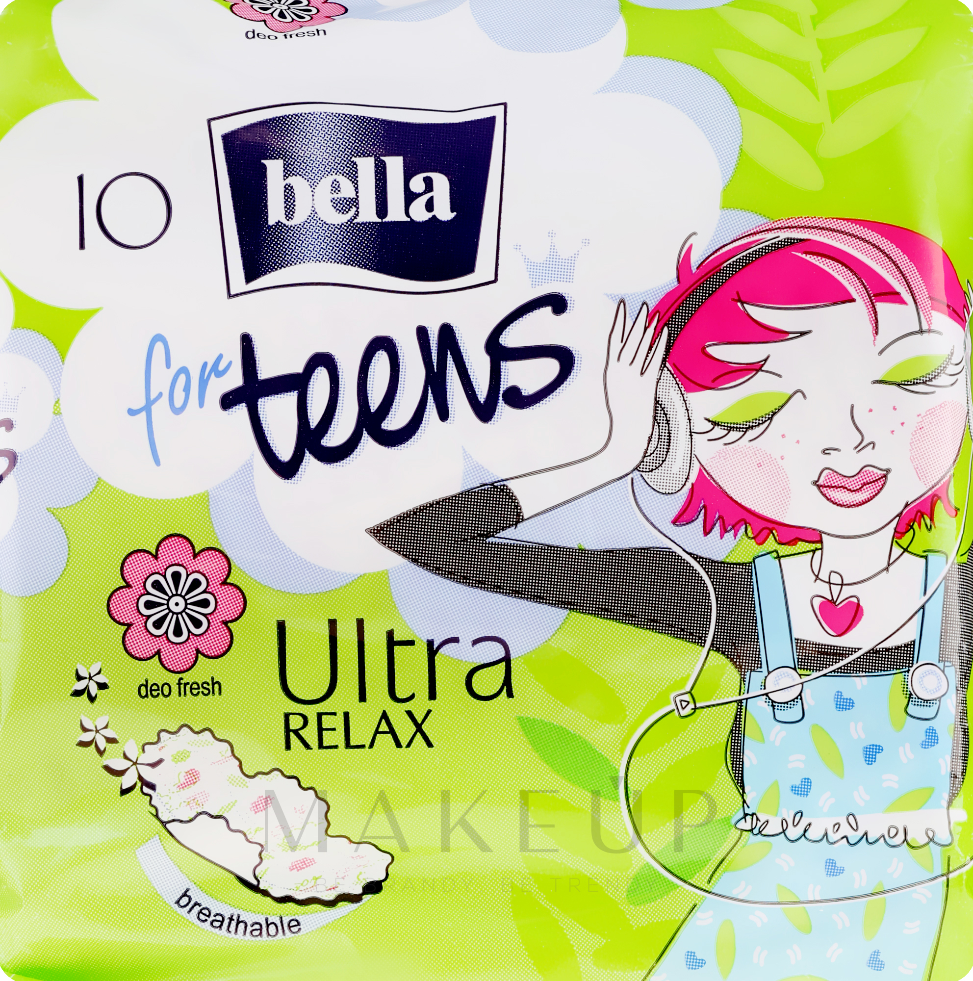 Damenbinden For Teens Ultra Relax 10 St. - Bella — Bild 10 St.