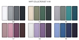 Lidschatten-Set - Revers Galant Matt Collection Set 3 M (12x6g)  — Bild N2