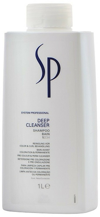 Intensiv reinigendes Shampoo vor einer Coloration oder Umformung - Wella SP Deep Cleanser — Bild N1