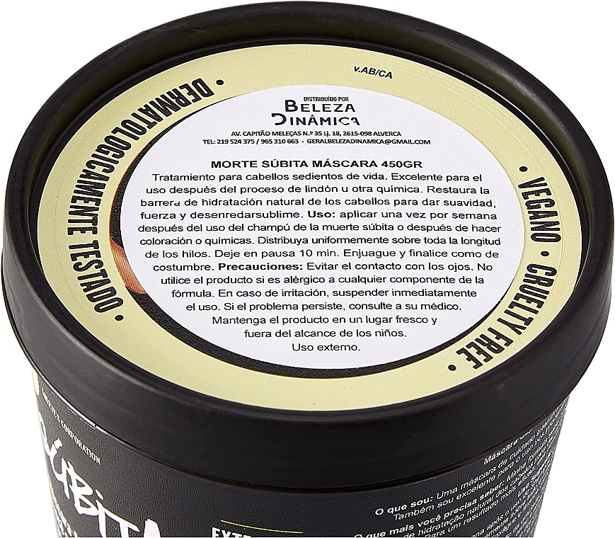 Extra feuchtigkeitsspendende Haarmaske  - Lola Cosmetics Morte Subita Super Moisturizing Mask — Bild N5