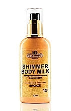 Düfte, Parfümerie und Kosmetik Körpermilch mit Schimmer - HD Hollywood Shimmer Body Milk Bronze SPF 10
