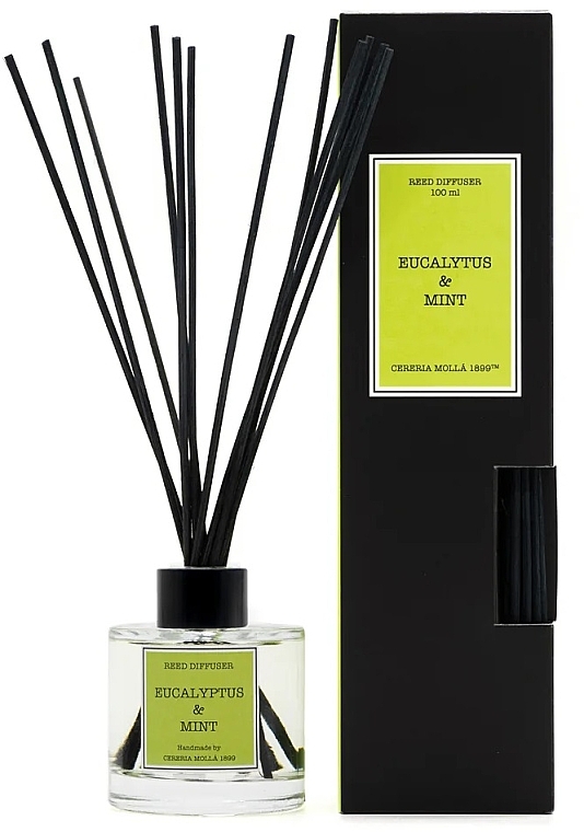 Cereria Molla Eucalyptus & Mint Reed Diffuser  - Aromadiffusor Eukalytus & Minze  — Bild N1