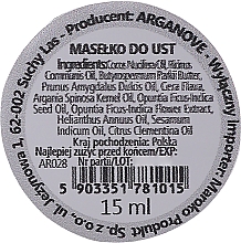 Nährende Lippenbutter mit Arganöl - Arganove — Bild N2