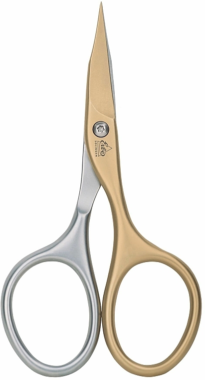 Kombi-Nagelschere gold-silber 81581 9 cm - Erbe Solingen Titan-Edition Manicure Combi Nail Scissors Gold Silver — Bild N1