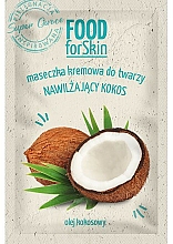 Düfte, Parfümerie und Kosmetik Feuchtigkeitsspendende Creme-Maske für das Gesicht mit Kokosnussöl - Marion Food for Skin Cream Mask Moisturizing Coconut
