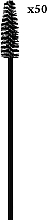 Wimpernbürsten 50 St. schwarz - Lewer — Bild N1