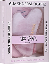 Düfte, Parfümerie und Kosmetik Jade Stein zur Gua-Sha-Gesichtsmassage - ARI ANWA Skincare Rose Quartz Gua Sha