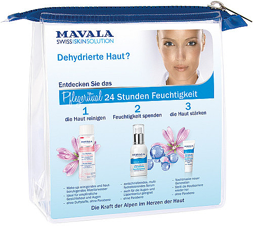 Set - Mavala The Essentials (micel/water/100ml + ser/30ml + mask/5ml + bag/1pc) — Bild N2
