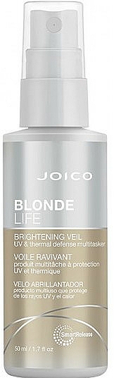 Haarspray mit Thermo- und UV-Schutz für blondes Haar - Joico SR Blonde Life/Blonde Life Brightening Veil — Bild N2