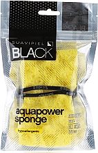 Düfte, Parfümerie und Kosmetik Badeschwamm gelb - Suavipiel Black Aqua Power Sponge