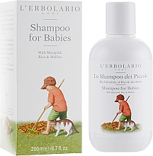 Düfte, Parfümerie und Kosmetik Kindershampoo mit Calendula-, Reis- und Malvenextrakt - L'Erbolario Shampoo For Babies