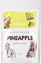 Zuckerpeeling für Hände und Köroper mit Ananas - Courage Pineapple Hands & Body Sugar Scrub (Refill) — Bild N3