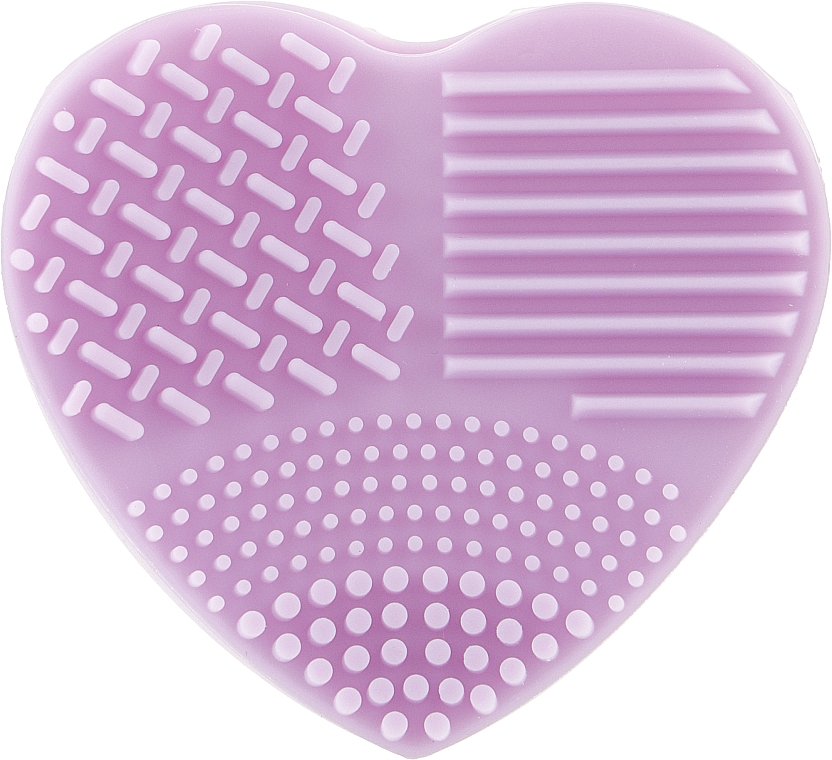 Bürstenreiniger in Herzform violett - Ilu Brush Cleaner Purple