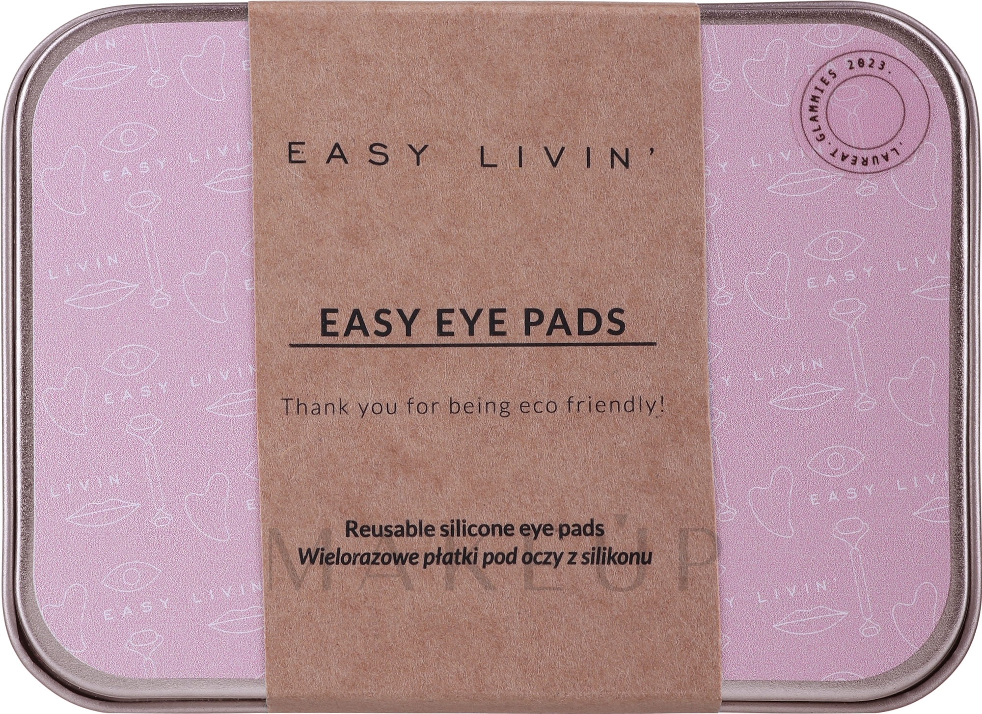 Wiederverwendbare Augenpatches aus Silikon - Easy Livin Easy Eye Pads — Bild 2 St.