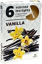 Düfte, Parfümerie und Kosmetik Teelichter Vanille 6 St. - Admit Scented Tea Light Vanilla