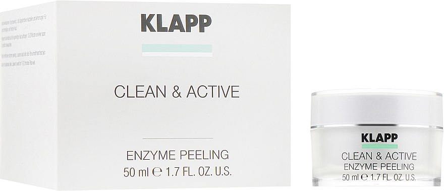 Enzympeeling für Gesicht mit hydrolisierter Hefe - Klapp Clean & Active Enzyme Peeling — Bild N4