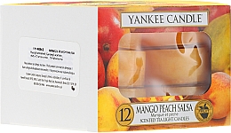 Teelichter Mango Peach Salsa - Yankee Candle Mango Peach Salsa Tea Light Candles — Bild N1