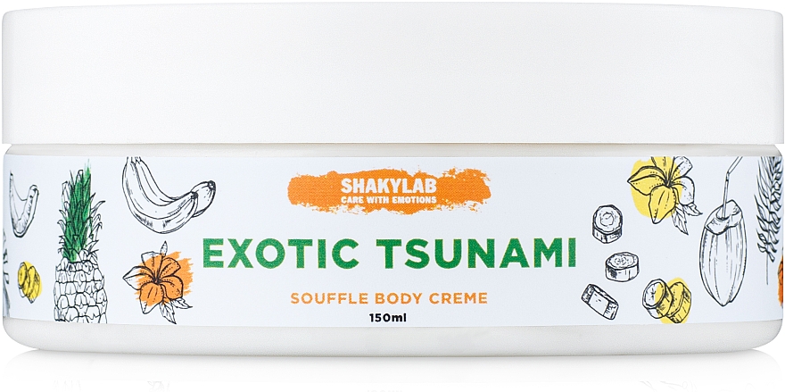 Körpercreme-Souffle Exotic Tsunami - SHAKYLAB Natural Body Cream Exotic Tsunami — Bild N2