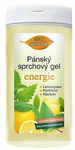 Duschgel mit Zitronengras, Panthenol und Allantoin für Männer - Bione Cosmetics Bio For Men Shower Gel Energy — Bild N1