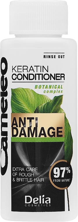 Conditioner mit Keratin für extrem strapaziertes Haar - Delia Cameleo Anti Damage Conditioner  — Bild N1