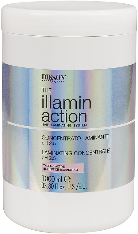 Haarpflegeset - Dikson Illaminaction Salon Kit (Shampoo 1000ml + Primer 300ml + Konzentrat 1000ml + Creme 200ml + Spray 80ml) — Bild N4