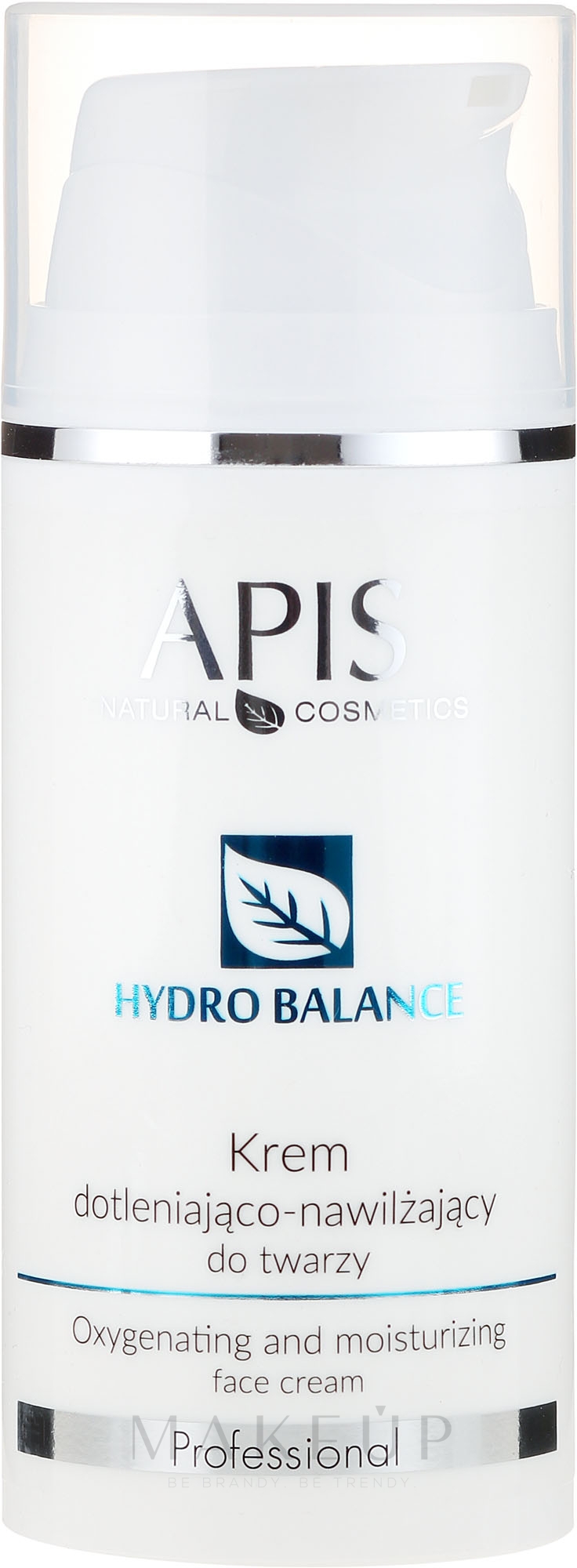 Intensive feuchtigkeitsspendende Gesichtscreme - APIS Professional Hydro Balance Oxygenating And Moisturizing Face Cream — Bild 100 ml
